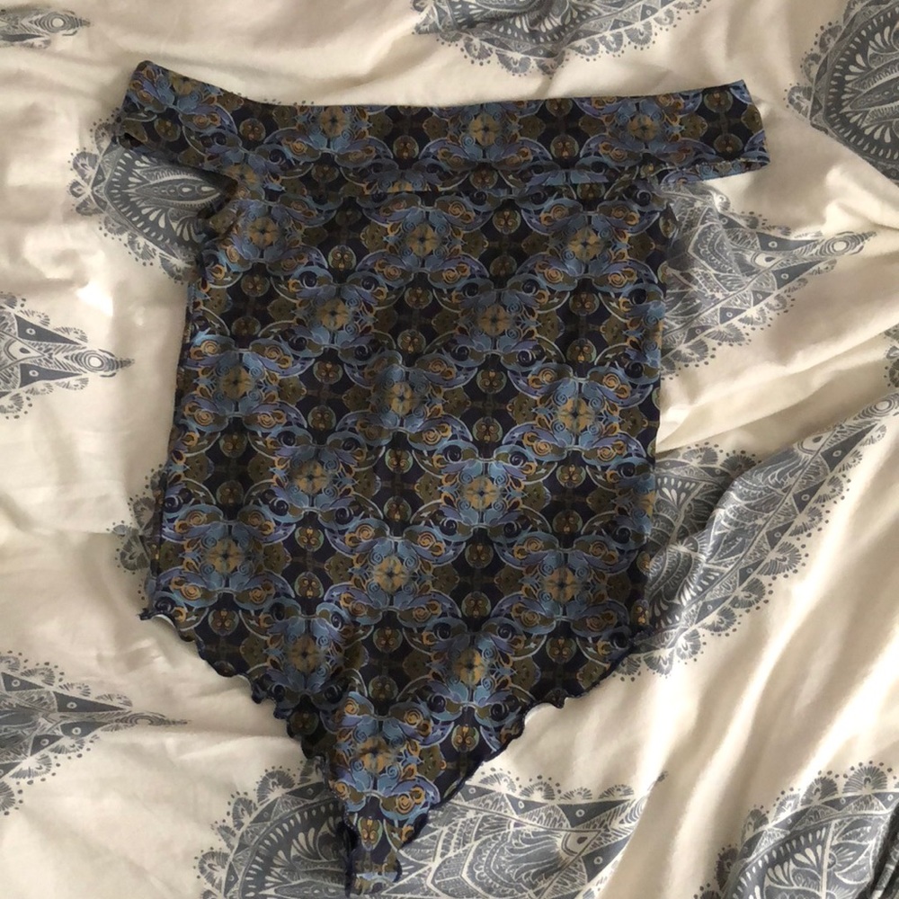 SOLD // Free People Off The Shoulder Bodysuit